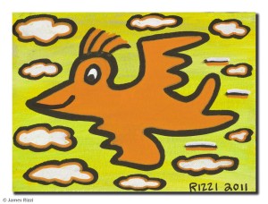 ORANGE RIZZI BIRD